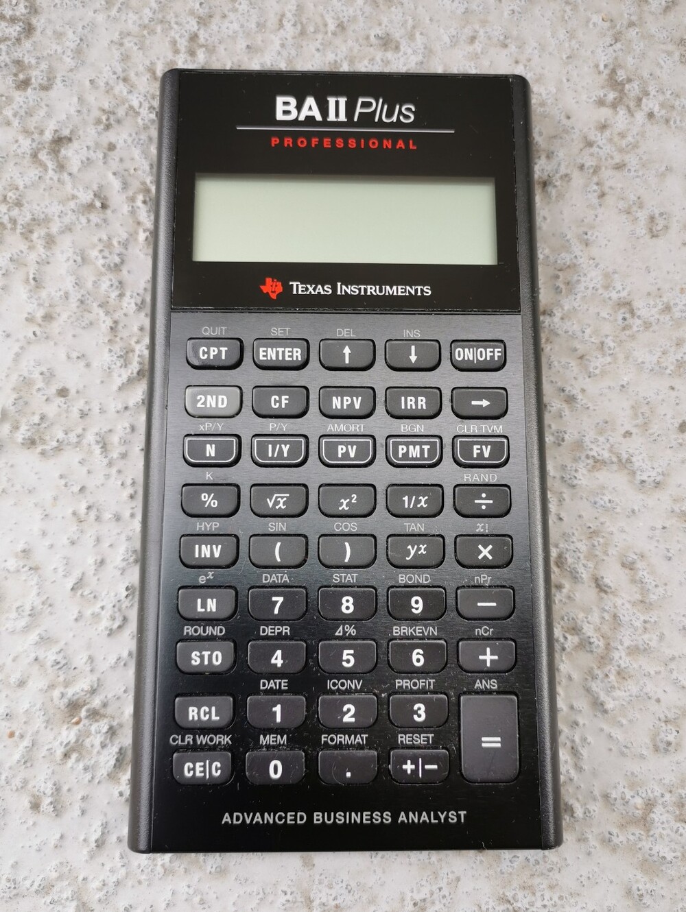 Texas Instruments BA II Plus Professional Financial Calculator - Picture 5 of 10